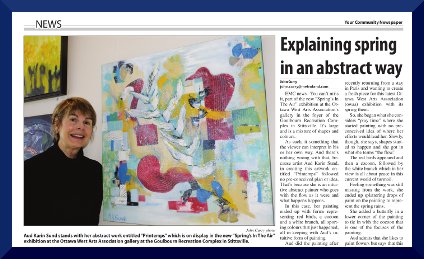 Spring's In The Air -- The Stittsville News EMC -- March 08 2012